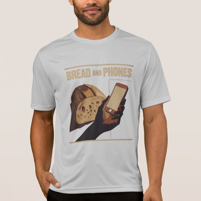 T-shirt Bread and Phones – Modern Essentials (Devant)