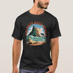 T-shirt Breaker Rock Beach Christian God s Rock Solid Trut