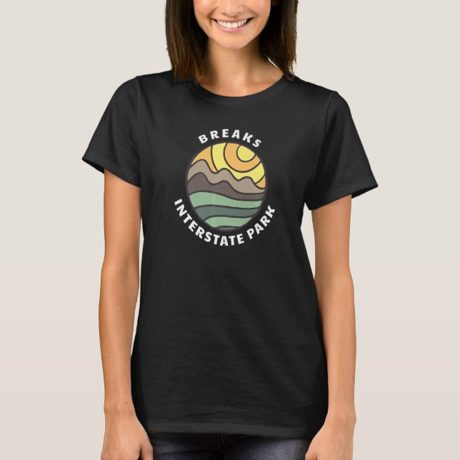 T-shirt Breaks Interstate Park Kentucky KY Vacances Souven (Devant)