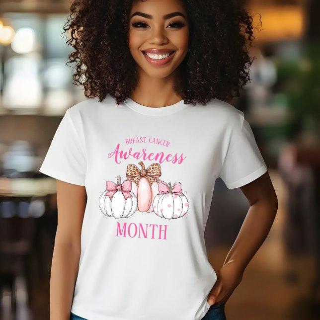 T-shirt Breast Cancer Awareness Month  (Pink Pumpkin Breast Cancer Awareness Month T-shirt)