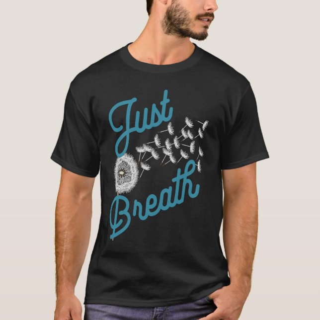 T-shirt Breathe Dandelion Fleur sauvage nature botanique (Devant)
