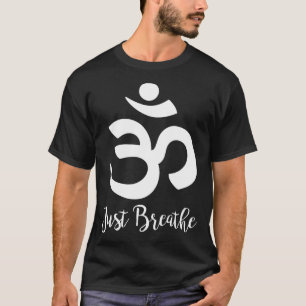T-shirt Breathe Spirituel Yoga Symbole Namaste