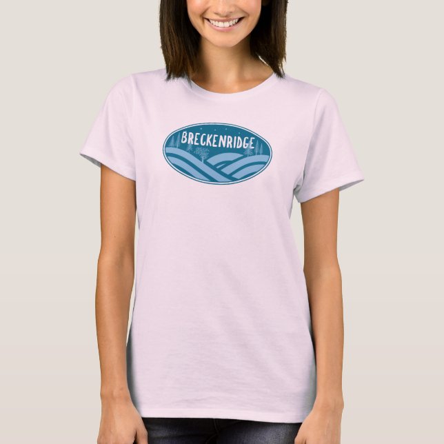 T-shirt Breckenridge Colorado Extérieur (Devant)