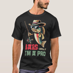 T-shirt Bref, Je Suis Un Amoureux De Pêche Pro-Drôle