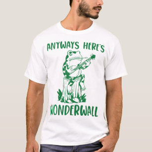 T-shirt Bref, voici Wonderwall Funny Frog