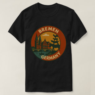 T-shirt Brême Allemagne Ville Art
