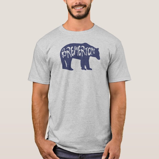 T-shirt Bremerton Washington Bear (Devant)