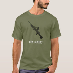 T-shirt Bren Gun .303.Army Tee