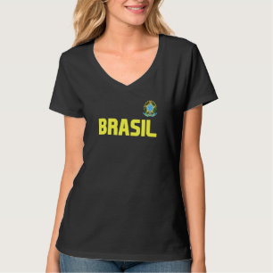 T-shirt Brésil Brésil Pride Brésil Drapeau international C
