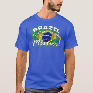 T-shirt Brésil Curitaba South Mormon LDS Mission Cadeau