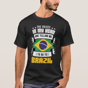 T-shirt Brésil dans ma tête