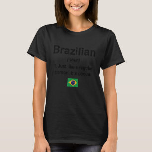 T-shirt Brésil Définition Brésil Drapeau Brésilien Pride R