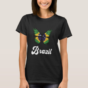 T-shirt Brésil Drapeau Brasil Fierté brésilienne Fier Papi