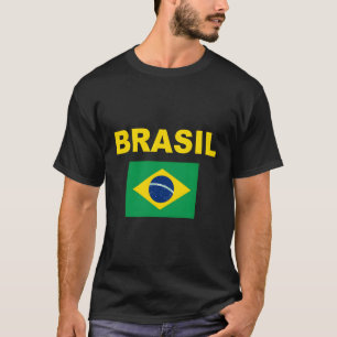 T-shirt Brésil Drapeau Cool Brésil Drapeau Brésil Drapeaux