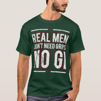 T-shirt Brésil Jiu Jitsu Real Men BJJ Cadeau pour la bagar