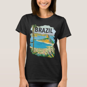 T-shirt Brésil Rio de Janeiro Côte Voyage Écologique