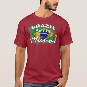T-shirt Brésil Santos Mormon LDS Mission Missionnaire Don