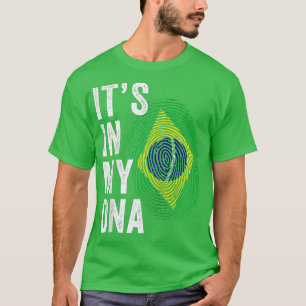 T-shirt Brésil Son dans mon ADN Drapeau Brésilien Dingerpr