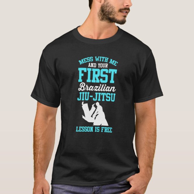 T-shirt brésilien Jiu-jitsu BJJ Jiu (Devant)