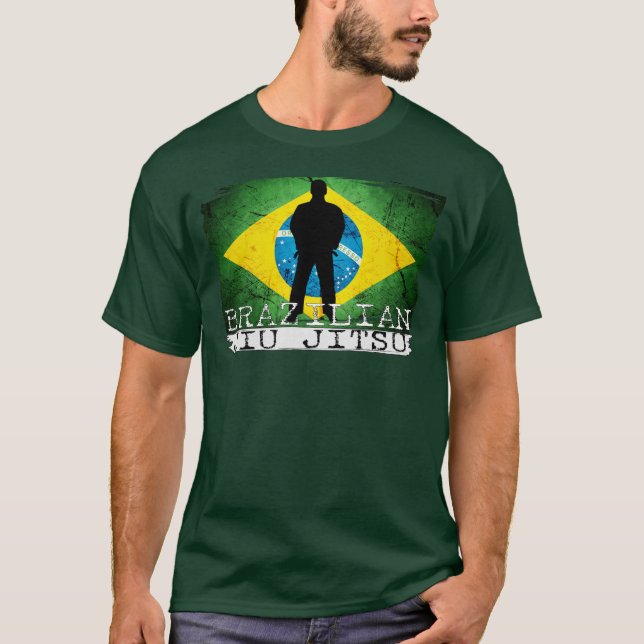 T-shirt Brésilien Jiu Jitsu - icône brésilienne T de BJJ (Devant)