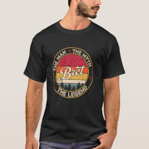 T-shirt Bret L'Homme Le Mythe La Légende Nom Personnalisé