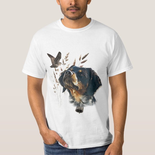 T-shirt Bretagne Espagnol et bécasse (Devant)