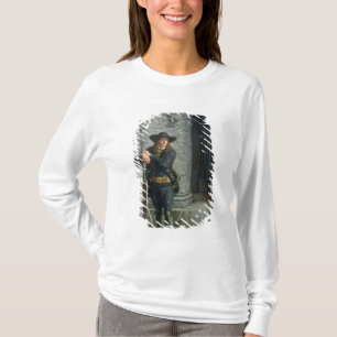 T-shirt Breton armé gardant un porche