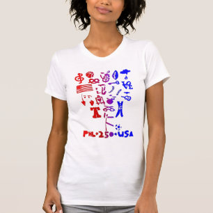 T-SHIRT BRETT BENDER SEMIQUINCENTENAIRE ROUGE BLANC & BLEU