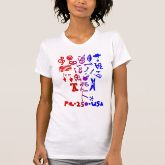 T-SHIRT BRETT BENDER SEMIQUINCENTENAIRE ROUGE BLANC & BLEU
