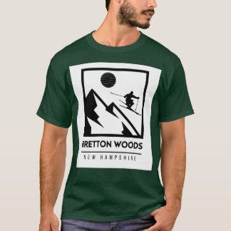 T-shirt Bretton Woods New Hampshire ski des États-Unis