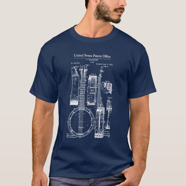 T-shirt Brevet américain - Banjo (Devant)