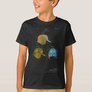 T-shirt BREVET de CASQUE de BASE-BALL - hommes/garçons de