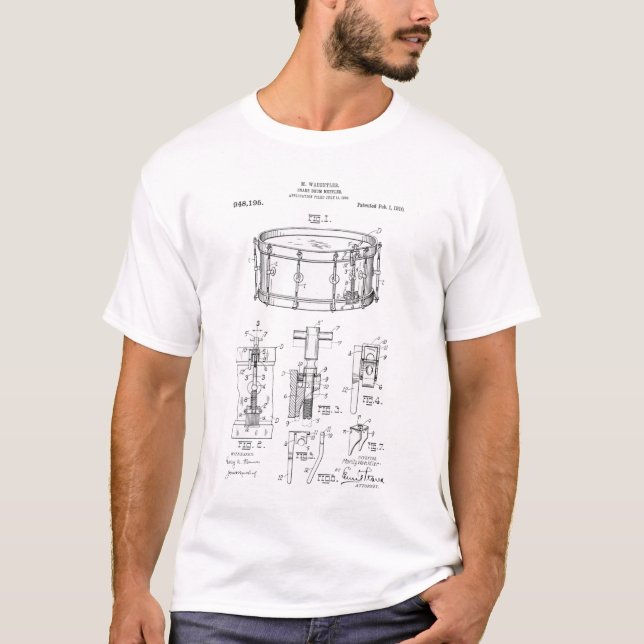 T-shirt Brevet de drone Snare (Devant)