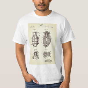 T-shirt Brevet de grenade vintage