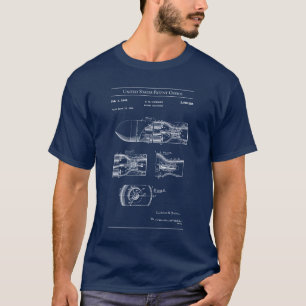 T-shirt Brevet US - Projectile de fusées
