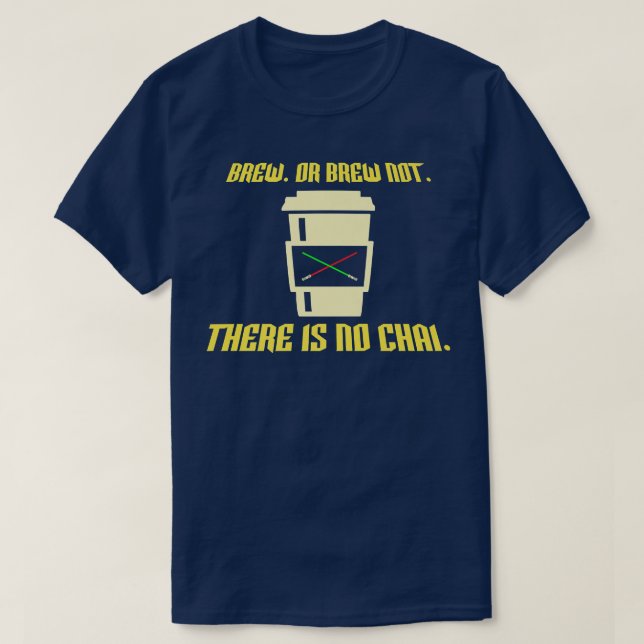 T-shirt Brew ou Brew Not  (Design devant)