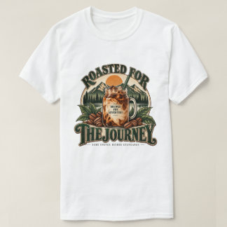 T-shirt Brew Roam Repeat Café glacé vintage montagne