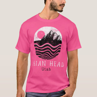 T-shirt Brian Head Montagnes Vintages Randonnée Camping Ut