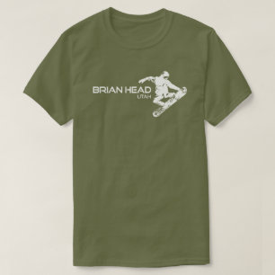 T-shirt Brian Head Resort Utah Snowboarder