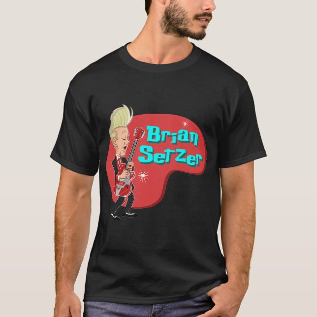 T-shirt Brian Setzer (Devant)