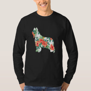 T-shirt Briard Aloha Hawaiian Chien