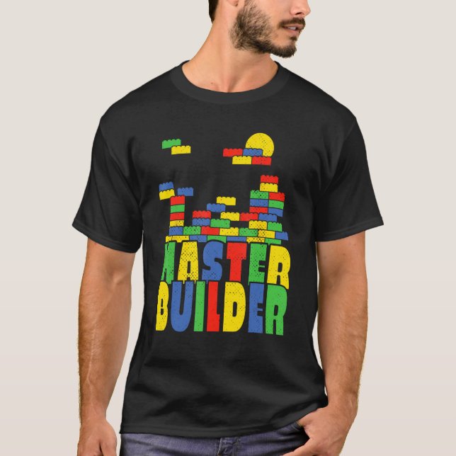 T-shirt Brick Builder  Blocks Master Builder (Devant)