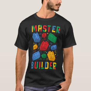 T-shirt Brick Builder Funny Blocks Master Builder