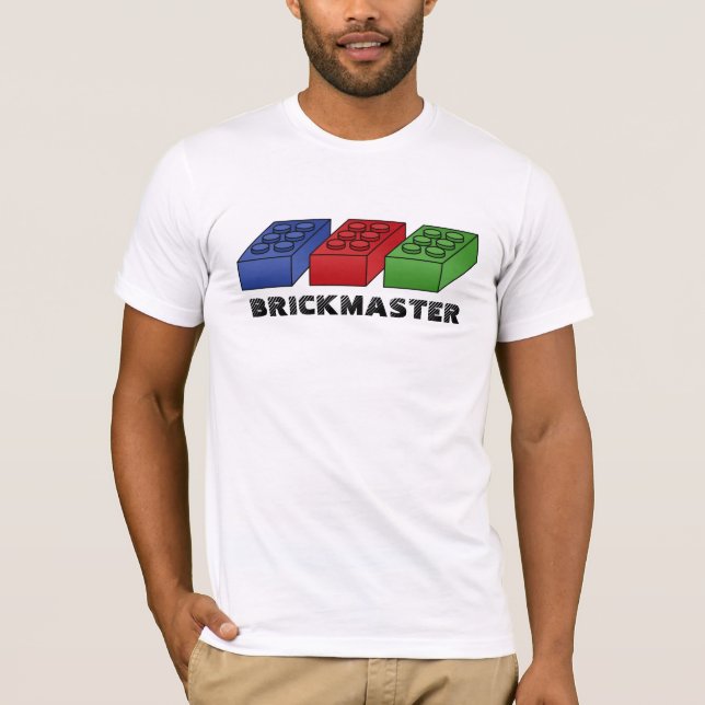 T-shirt Brickmaster drôle - art de bruit de vecteur (Devant)
