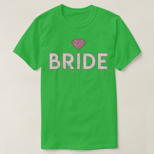 T-shirt Bride Bachelor Party JGA Cadeau Mariage diamant (Design devant)
