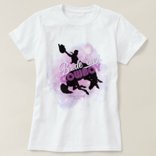 T-shirt Bride 'em Cowboy Enterrement de vie de jeune fille