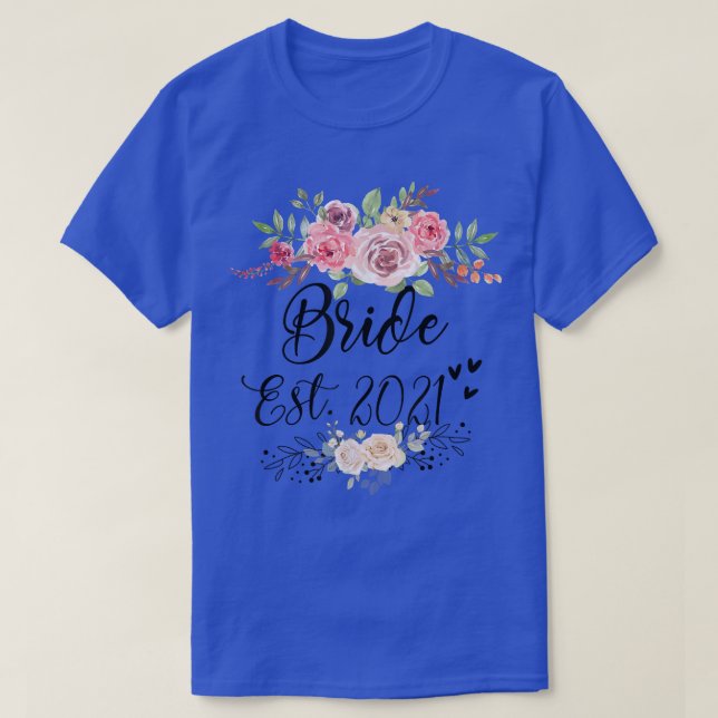 T-shirt Bride Est 2022 Mariage Bachelorette Party (Design devant)