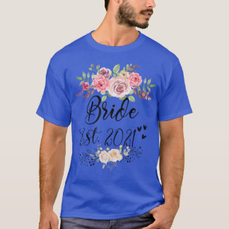 T-shirt Bride Est 2022 Mariage Bachelorette Party
