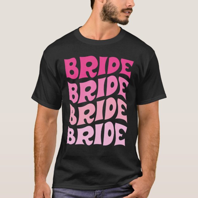 T-shirt Bride I Do Crew Retro Bachelorette Party Bride Bri (Devant)
