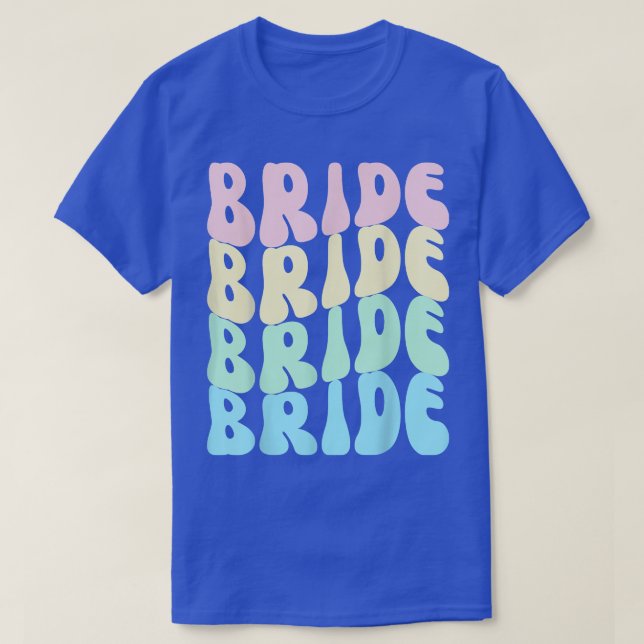 T-shirt Bride I Do Crew Retro Bachelorette Party Bride Bri (Design devant)